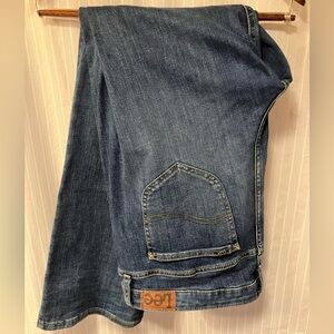 🔵 Lee 🔵 Classic Blue Jeans Regular Bootcut Women's Mid Rise size 20